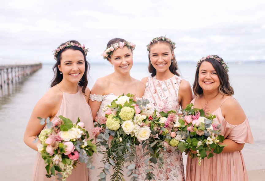 Bridal party looked stunning